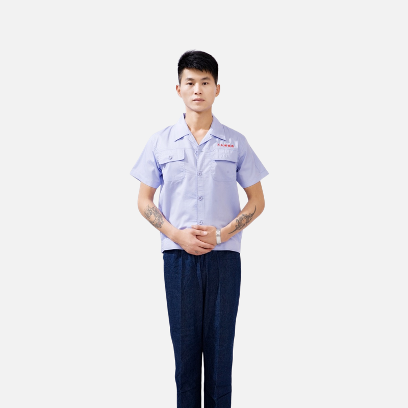夏装工作服B708