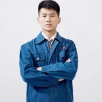 牛仔工作服男款套装