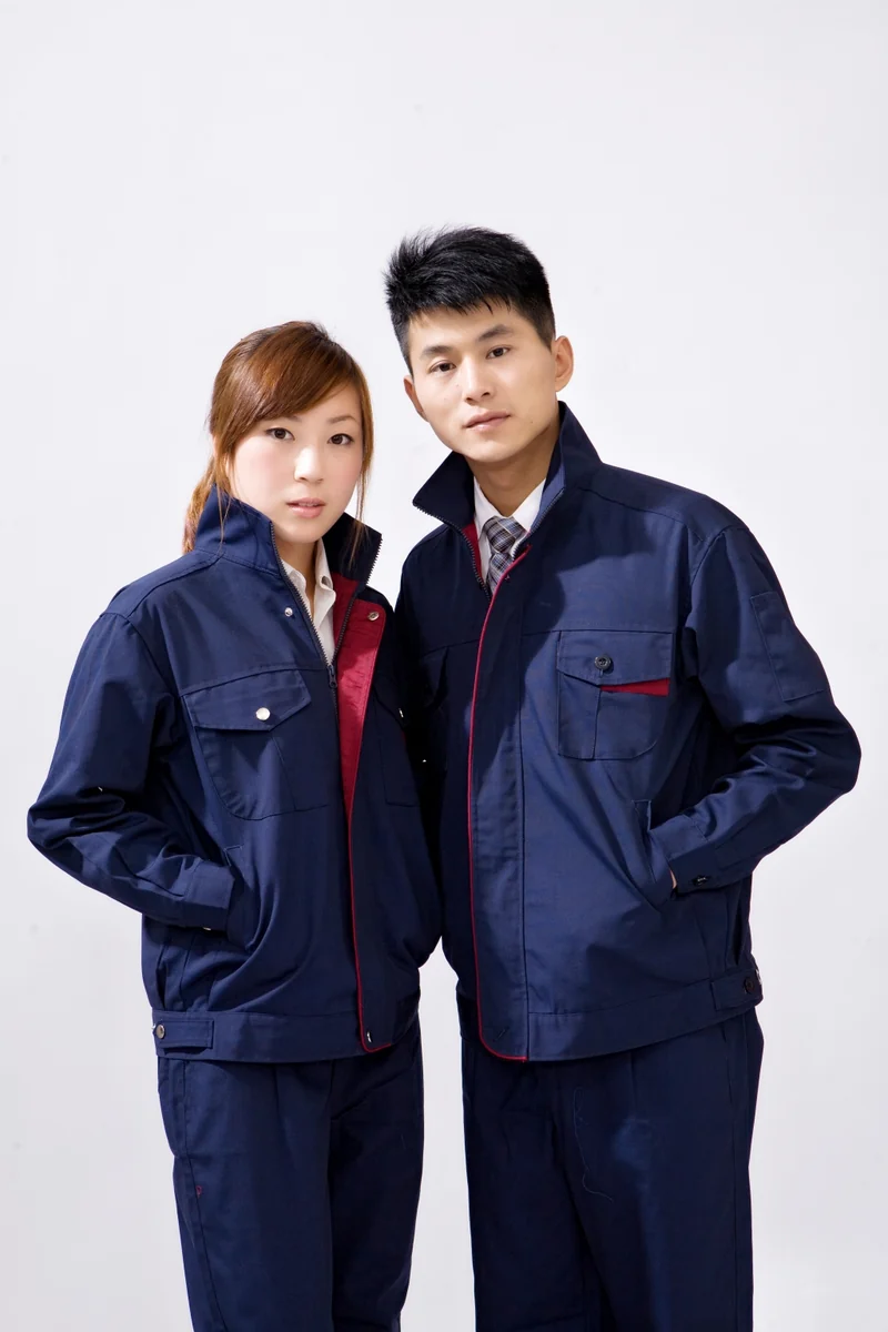 春秋工作服P205款式细节实拍