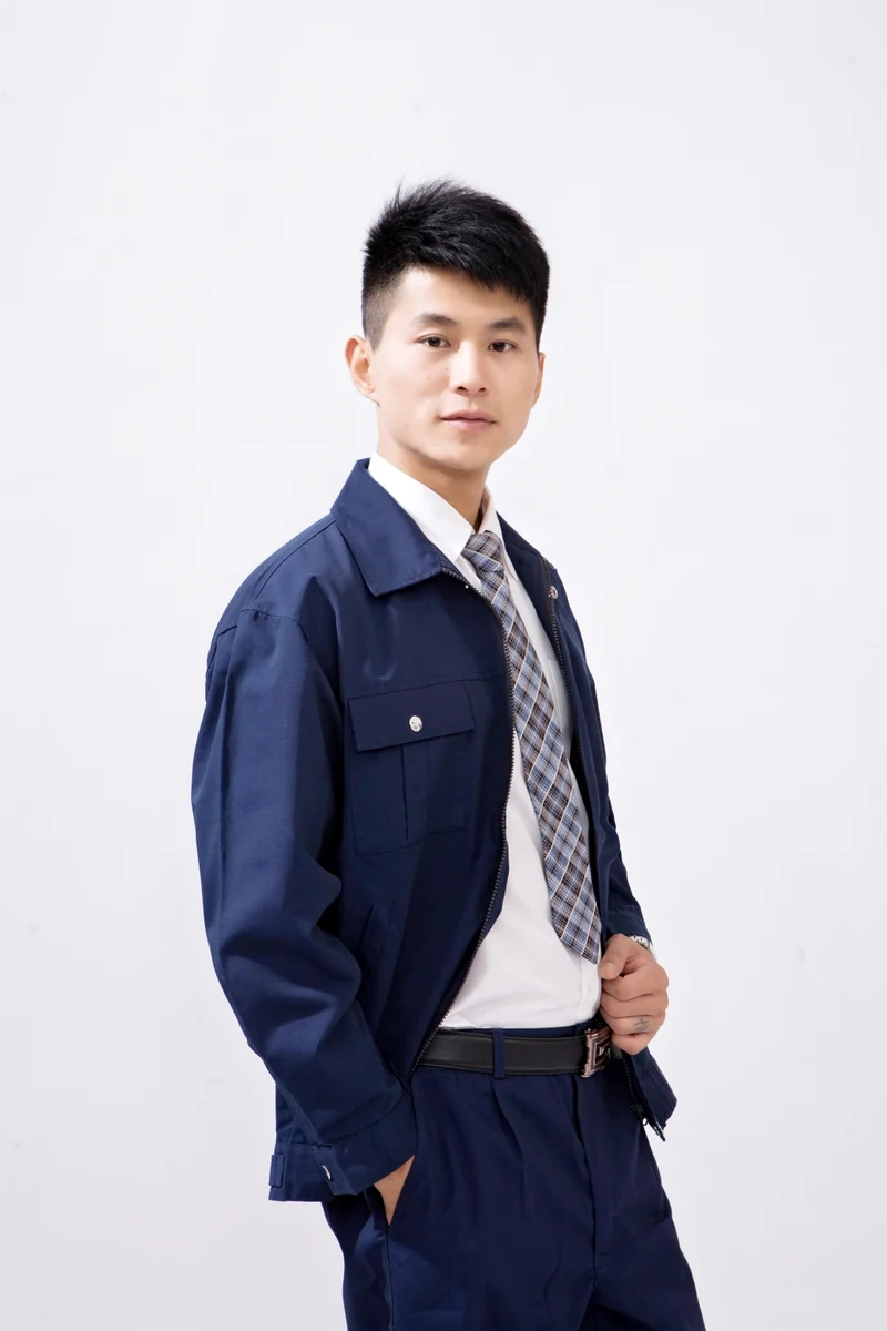 春秋工作服P208款式细节实拍