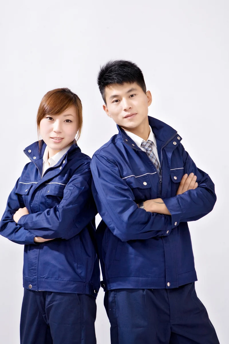 春秋工作服P210款式细节实拍