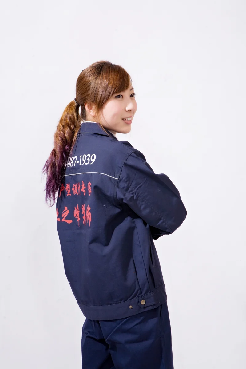 春秋工作服P213款式细节实拍