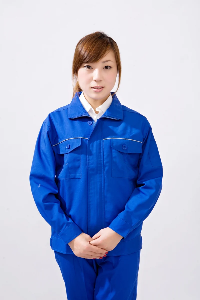 春秋工作服P214款式细节实拍