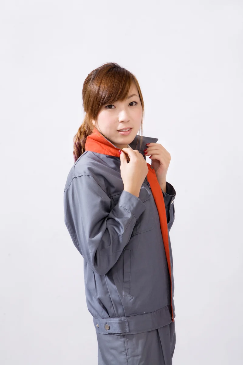 春秋工作服P215款式细节实拍