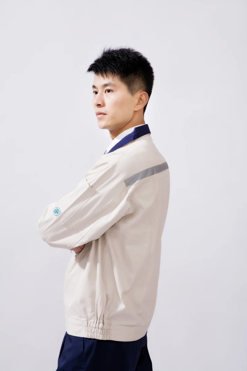 春秋工作服P216款式细节实拍