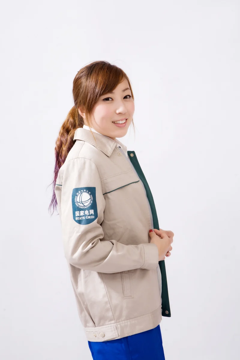 春秋工作服P217款式细节实拍