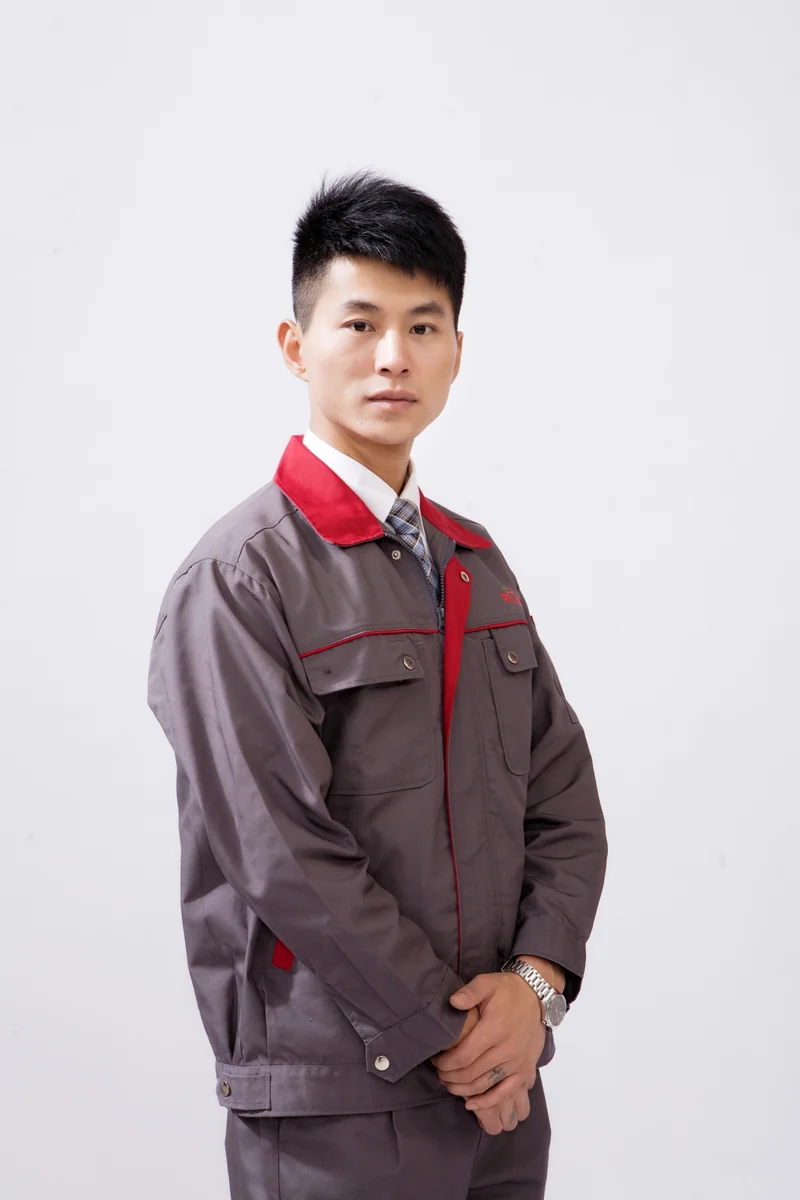 春秋工作服P219款式细节实拍