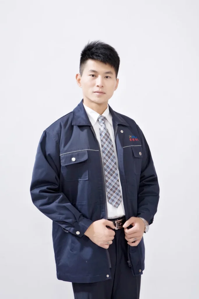 冬装翻领多袋棉衣M303上身实拍