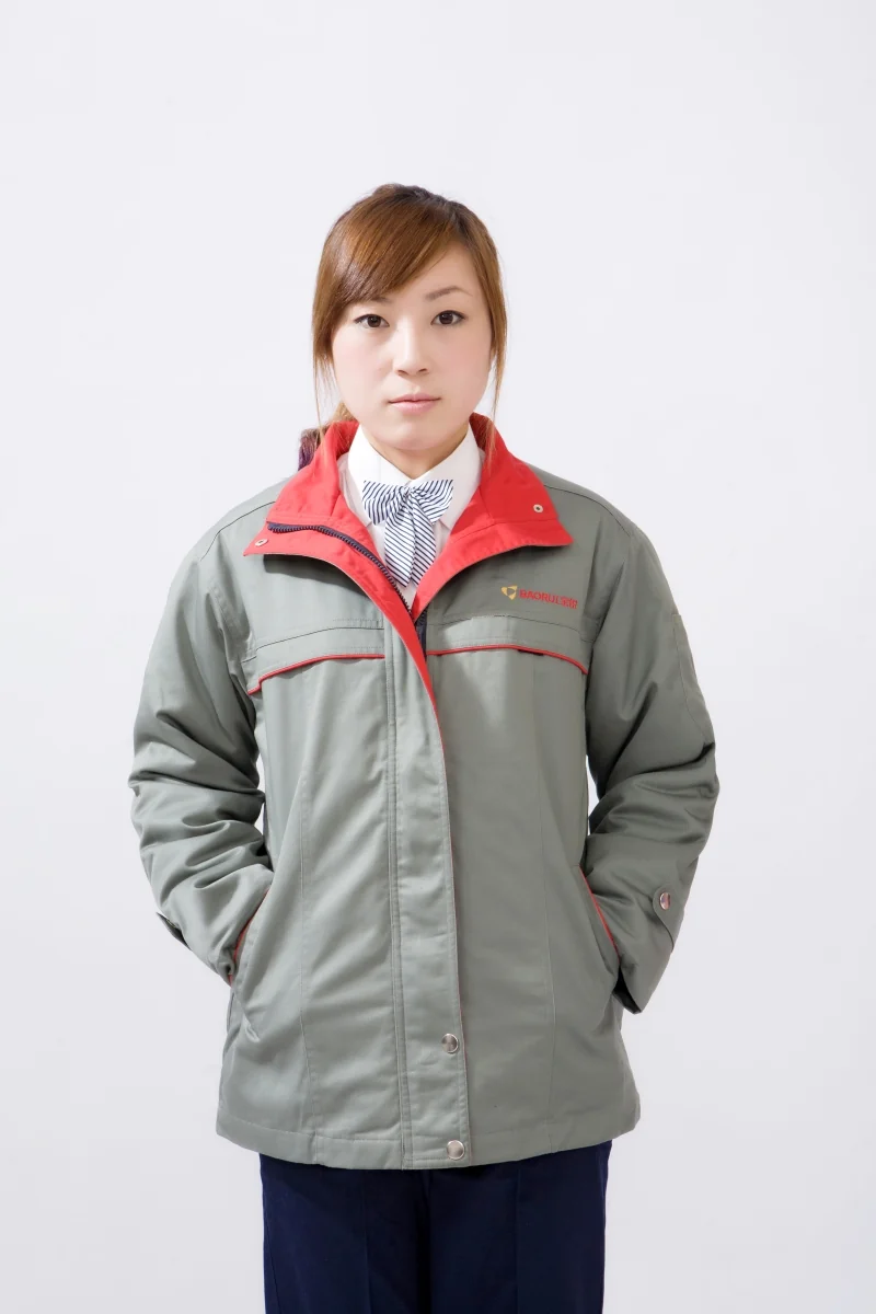 冬装工作服M304款式细节实拍