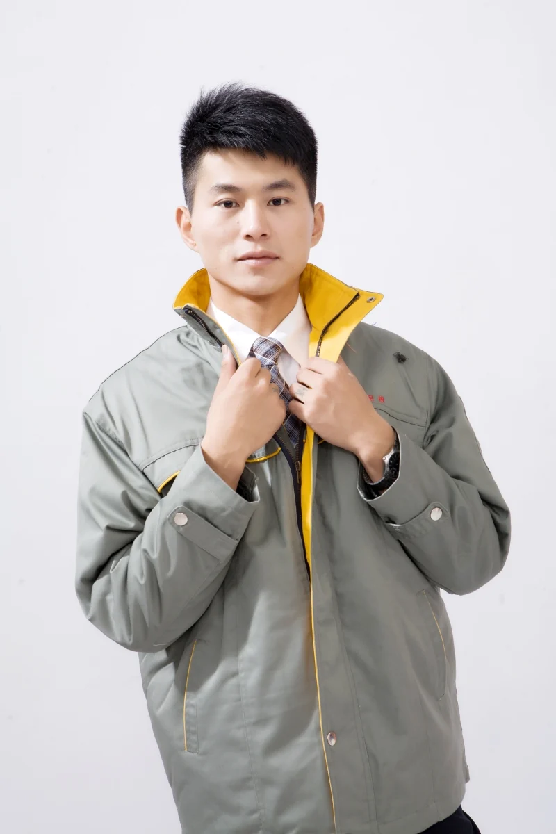 冬装工作服M305款式细节实拍