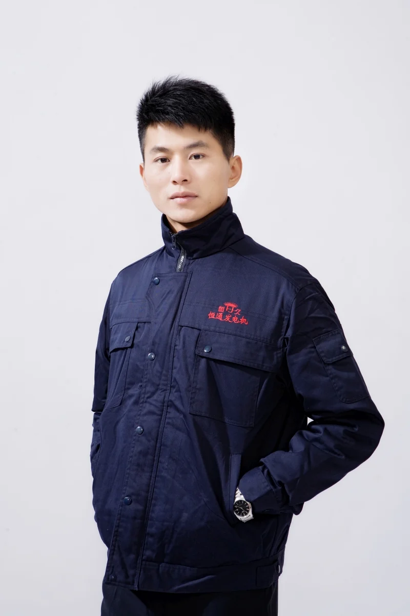 冬装工作服M307款式细节实拍