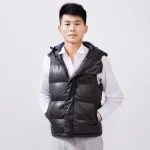 冬装连帽羽绒马甲