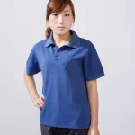 T恤蓝色女款短袖POLO衫