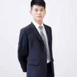 西服商务套装男款藏青三扣款