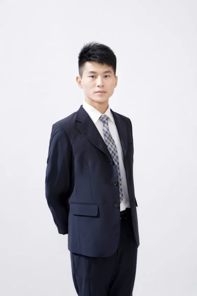 西服商务套装男款X601藏青上身实拍